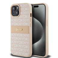 DKNY Originalna maskica ​​za iPhone 15 Plus 6,7" DKHCP15MPRTHSLP ružičasta HC PU